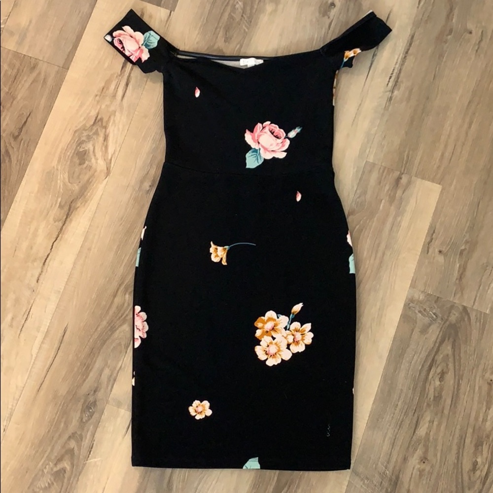 off the shoulder dress